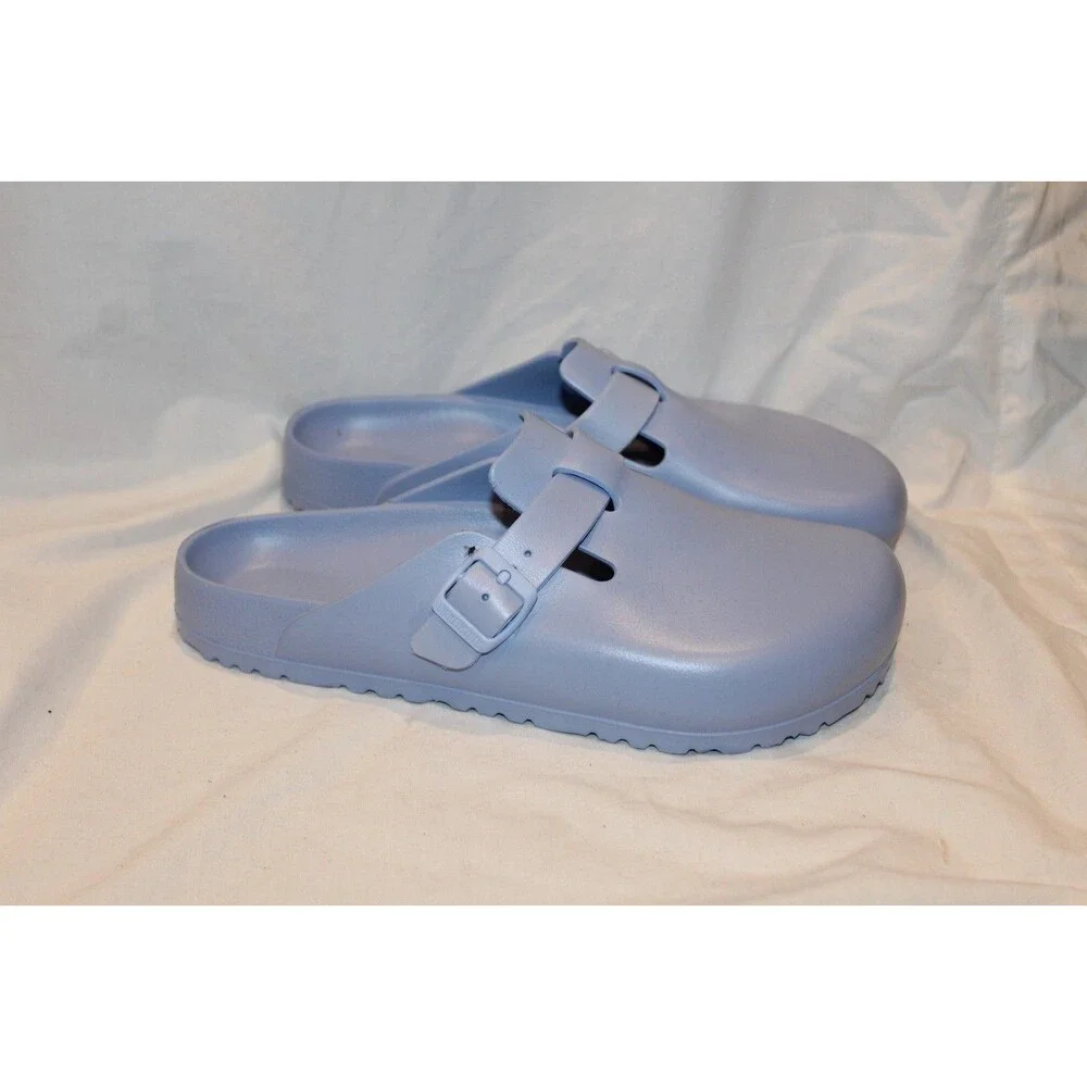 Birkenstock Men Boston Essentials EVA Sandals LIGHT BLUE EU 45 REG US 12 NEW